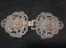 boucle de cape en argent