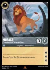 Carte Lorcana TCG - Chapitre 3 - Mufasa 185/204 Rare FR