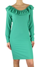 Almatrichi Femmes Robe 36 Vert