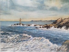 Tableau aquarelle " paysage