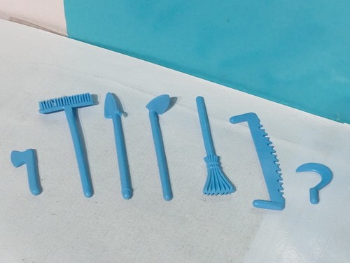 Playmobil outils bleus ferme - playmobil,
