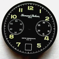 Dial cadran same chronograph Péchoin 31,8 mm VALJOUX 234 Type 22 zifferblatt