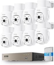 ZOSI 8CH 5MP 1TB DVR Kit