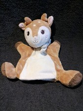 Doudou  marionnette biche faon Tex baby  Etat neuf