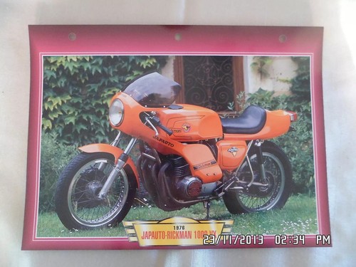 Carte fiche moto japauto - carte,
