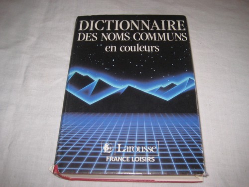 Dictionnaire des noms communs
