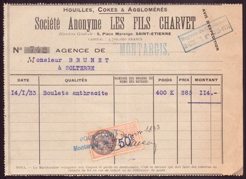 Facture charvet houilles - facture, "