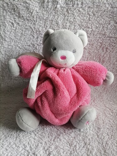 Doudou ours plume rose - , cm