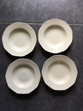 4 assiettes creuses anciennes
