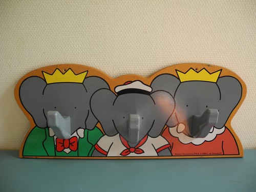 Ancien porte manteau - manteau, babar