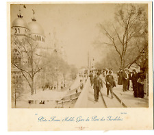 ND. France, Paris, Plate Forme Mobile, Gare du Pont des Invalides  Vintage album
