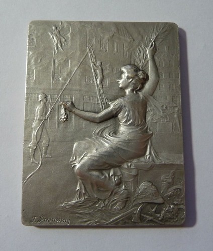 Rare plaque médaille ancienne