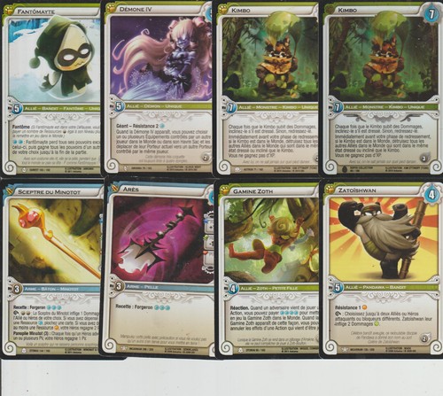 Lot cartes wakfu - lot,