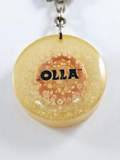 PORTE-CLES - Résine Inclusion PRÉSERVATIF OLLA - Véritable Vintage 1960s