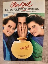 Publicité papier Parfum. Bourjois Clin d'oeil de 1984 - Perfume Ad