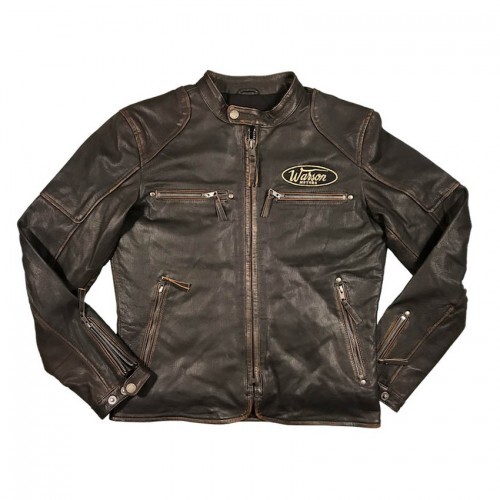 Veste blouson cuir - cuir, warson
