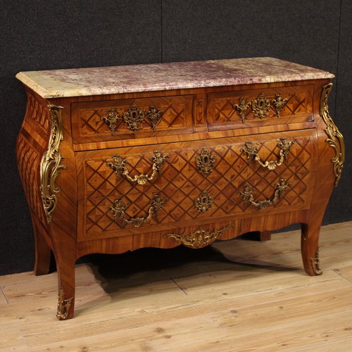 Commode française marquetée