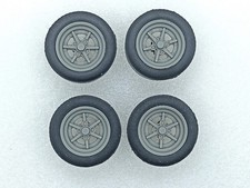 4 roues ø33.50 mm - Résine -