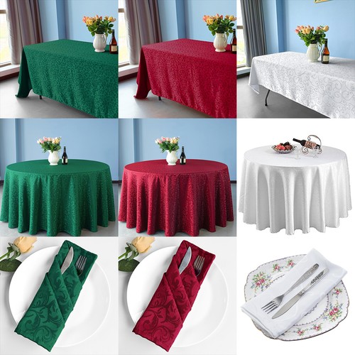Damas jacquard table - table, tissu
