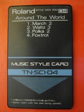 Carte ROM  de style Roland TN SC 04 Around the world  E 20 RA 50 etc ...