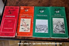 Lot Anciens Guides vert et Rouge  MICHELIN de1954, 1957, 1963, 1965,