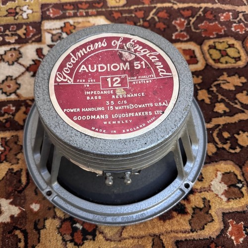 Vintage 1960s goodmans - vintage, audiom