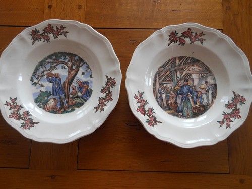 Assiettes anciennes - 10,