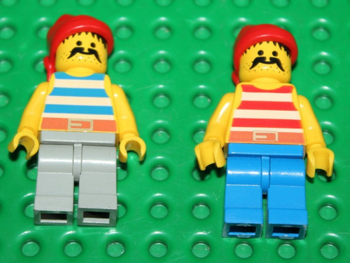 Lego minifig pirate red - lego,