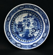 Chinese plate company of india blue and white