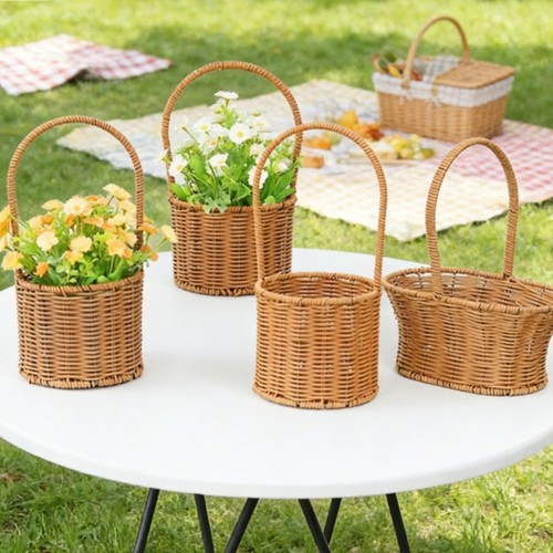 Panier fleurs léger en - à,