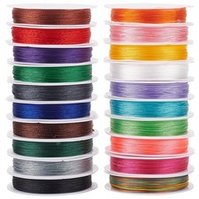 20 Couleur 200m Fil de Perles