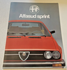 Brochure de Vente  ALFA ROMEO Alfasud Sprint  - Non Datée - Bel Etat.