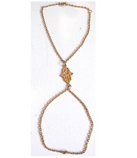 Collier + chaines Main de fatma plaqué or gold plated necklace Hand of Fatima