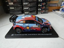 Hyundai I20 WRC Sordo #6 Rally Italia Sardegna 2019 1/24 Hachette sur socle