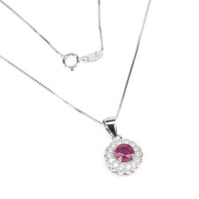 925 Collier en Argent Fin Rond