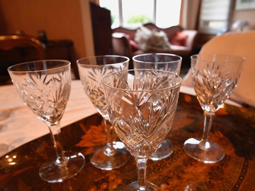 Verres eau cristal - 5, saint