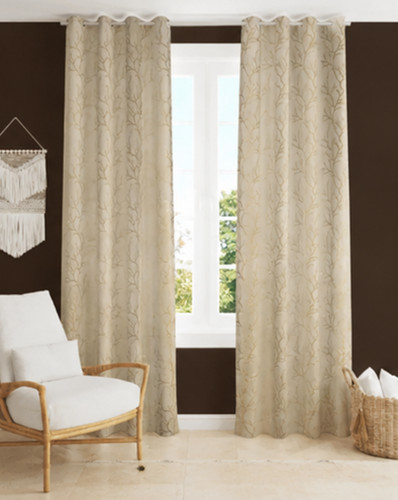 Rideaux crème tissu - rideaux,
