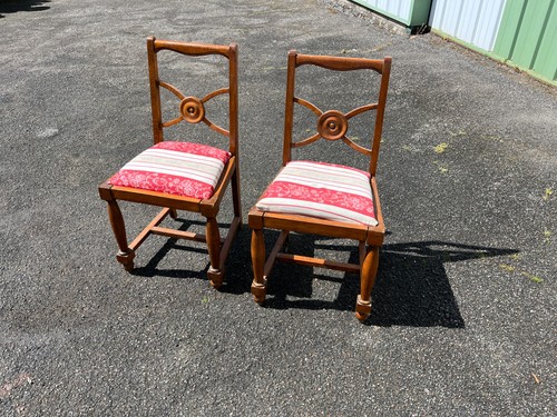 Paire chaises anciennes - de,
