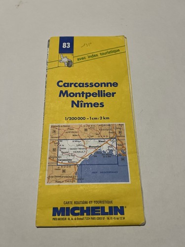 Michelin carte routière 83 - carte, n°83