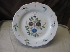 Assiette faïence XVIIIe