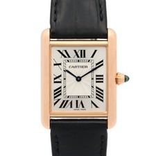 Montre-Bracelet CARTIER Tank Louis Cartier LM WGTA0011 Remontage manuel 18KPG...