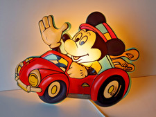 Lampe/Applique murale vintage Disney Mickey Mouse