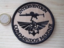 intervention commando marine écusson militaire insigne tissu