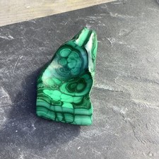 Cendrier En Malachite Sculpté
