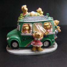 Tirelire vacances school bus sculpture vintage pop art déco design France N6009