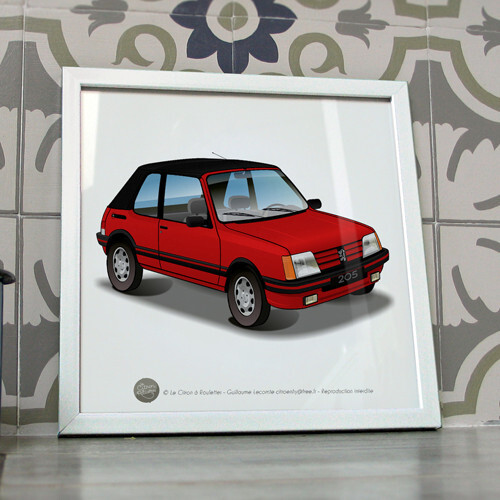 Poster peugeot 205 - peugeot, cti