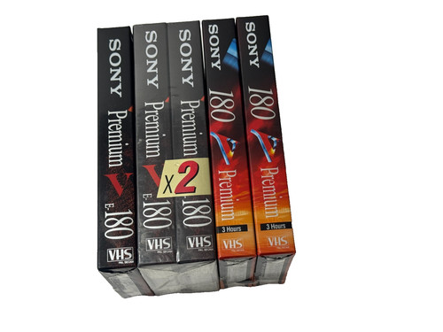 Lot video sony vhs 180 - 5,