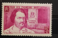 FRANCE 1939 N°438 HONORE DE BALZAC neuf trace