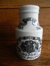 pot de moutarde ancien DIJON GREY POUPON DIGOIN SARREGUEMINES