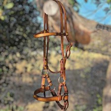 Champion USA Fabriqué Harnais Cuir Languette Latérale Grand Cheval sans Mors